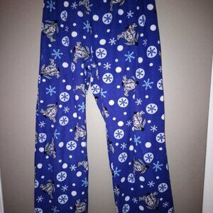 DISNEY'S DARK BLUE Eeyore lounge pants size large